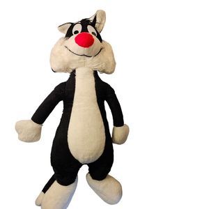 Vintage 1971 Warner Bros.‎ Looney Tunes Sylvester The Cat 15" Plush Mighty Star